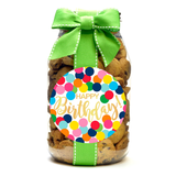 Happy Birthday Confetti Mini Choclate Chip Cookies - Quart