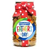 Happy Father's Day Stripe Mini Chocolate Chip Cookies - Quart