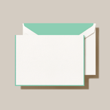 AQUA BORDERED NOTE