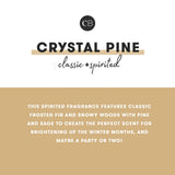 CRYSTAL PINE HOLIDAY PATTERN PLAY SIGNATURE CANDLE