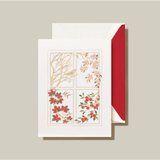 ENGRAVED FOUR SEASONS HOLIDAY GREETING CARD