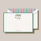 BORDERED ORNAMENTS THANK YOU CARD