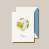 WATERCOLOR GLOBE HOLIDAY GREETING CARD