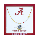 University of Alabama Enamel Bead Necklace