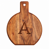 Monogram Acacia Bevel Board Medium