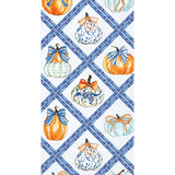 Chinoiserie Pumpkin Topiary Guest Towel