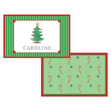 Personalized Christmas Tree Kids Placemat