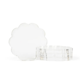 Clear Acrylic Scallop Coaster