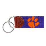 Clemson Key Fob -Purple