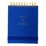 Cobalt Blue Fabric-Bound Notepad