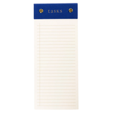 Cobalt Blue Fabric-Bound Desktop Notepad