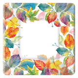Colorful Leaves Square Dinner Plate