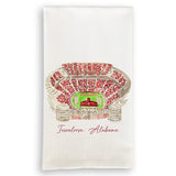 ALABAMA FOOTBALL STADIUM TEA TOWEL