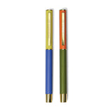 COLOR BLOCK PENS - COBALT + ARMY GREEN