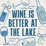 Better at the Lake Beverage Paper Napkins