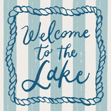 Welcome Lake Beverage Paper Napkins
