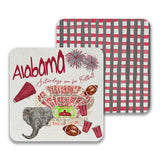 ALABAMA FOOTBALL DRINK COASTER