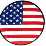 American Flag Melamine Dinner Plate