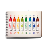 Jumbo Jots Dinosaur Dual Tip Cone and Stamp Markers