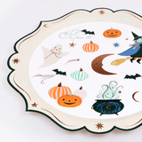 Ornate Edge Halloween Small Paper Plates
