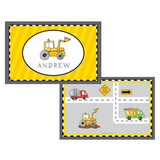 Personalized Dig It Kids Placemat
