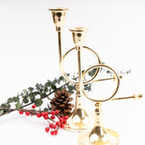 SMALL FRENCH HORN CANDLESTICK