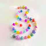 GLITTERVILLE RAINBOW STUBBLE / GLITTER GLASS BALL GARLAND