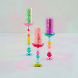Glitterville Finial Pillar Candle Holder - Medium 10.25"