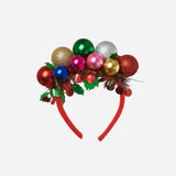 HOLIDAY TINSEL BALL PARTY HEADBAND