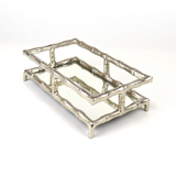 Silver Bamboo Guest Napkin Holder