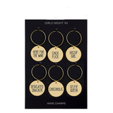 Girls Night In Wine Charm Set