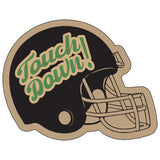TOUCHDOWN HELMET PAPER DINNER PLATES