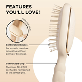 Tan Detangler Hair Brush for Fine Hair