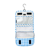 Gingham Felix Folding Toiletry Bag