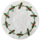 FELT MISTLETOE BERRY PLACEMAT