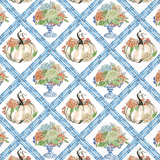 Fall Hydrangea Trellis Cocktail Napkins