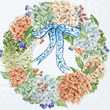 Fall Hydrangea Wreath Lunch Napkins