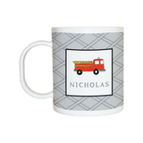 Personalized Firetruck Kids Mug