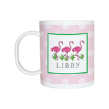Personalized Flamingo Fun Kids Mug