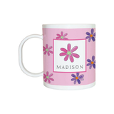 Personalized Flower Power Kids Mug