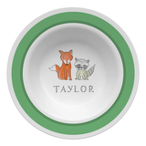 Personalized Forest Friends Kids Bowl