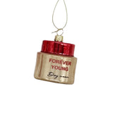 Day Cream Glass Ornament