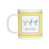 Personalized For the Birds Kids Mug