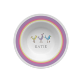 Personalized For the Birds Kids Bowl