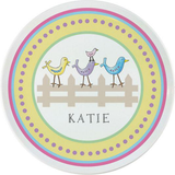 Personalized For the Birds Kids Plate