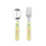 Personalized For the Birds Kids Fork & Spoon