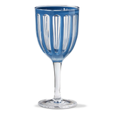 Blue Denim Villa Acrylic Wine Glass