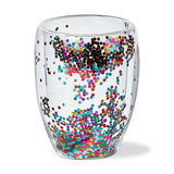 Confetti Double Wall Stemless Wine Glass