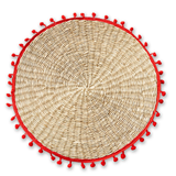 Red Pompom Placemat