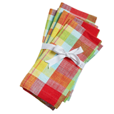 Fresh Picked Plaid Napkin Set/4